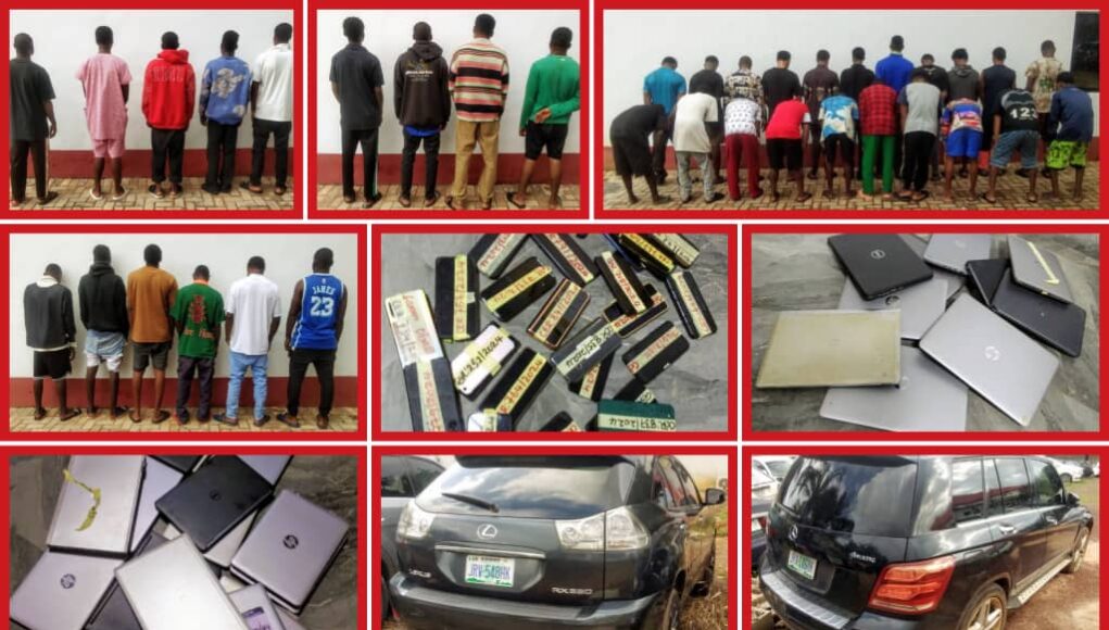 36 Arrested For Internet Fraud In Anambra