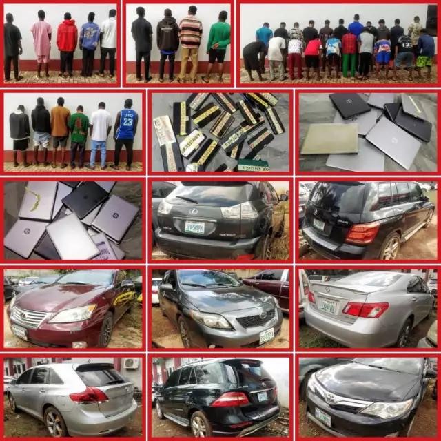 36 Arrested For Internet Fraud In Anambra 36 Arrested For Internet Fraud In Anambra