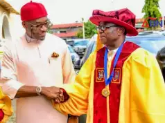 Rep. Onuigbo Felicitates With Deputy Speaker Kalu On National Honour Award Rep. Onuigbo Felicitates With Deputy Speaker Kalu On National Honour Award