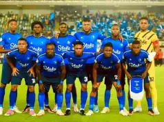 Enyimba FC Victorious Over Katsina Utd After Floodlight Drama Enyimba FC Victorious Over Katsina Utd After Floodlight Drama