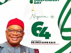 Independence Anniversary: Sen. Kalu Hails Nigerians, Calls For Country’s Unity Independence Anniversary: Sen. Kalu Hails Nigerians, Calls For Country's Unity