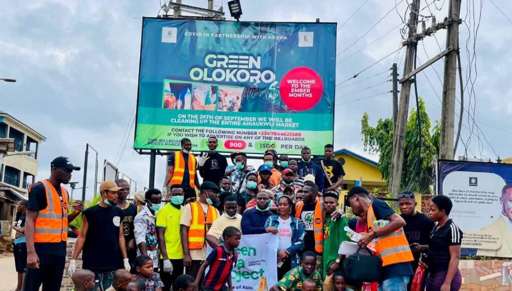 Abia Community Unites For Clean-Up Initiative (Photos)