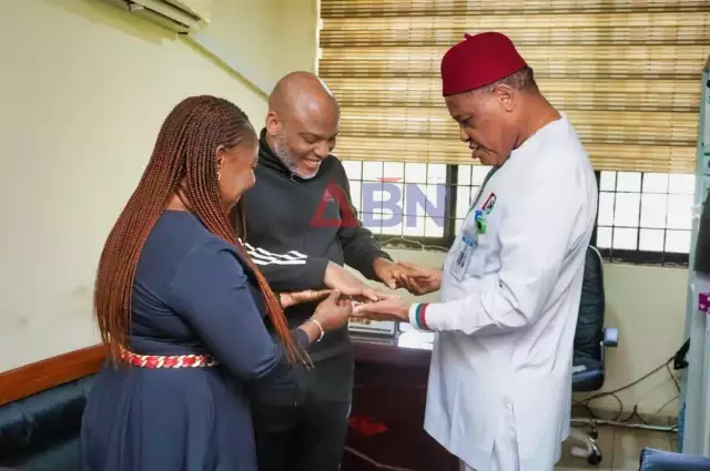Obi Aguocha Meets Nnamdi Kanu In Custody, Resolves Access Restriction To His Lawyer (Photos) Obi Aguocha Meets Nnamdi Kanu In Custody, Resolves Access Restriction To His Lawyer (Photos)