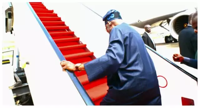 Vacation: Tinubu Leaves UK, Heads To Paris