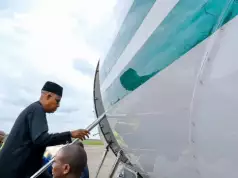 VP Shettima Leaves Abuja For President Romuald’s Inauguration Shettima Leaves Abuja For President Romuald’s Inauguration