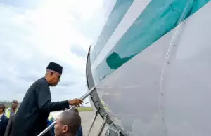 VP Shettima Leaves Abuja For President Romuald’s Inauguration Shettima Leaves Abuja For President Romuald’s Inauguration