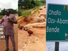 Work Commences On F107 Road, Nmuri Bridge Ohafia After Viral Report By ABN TV (Video) Work Commences At F107 Road, Nmuri Bridge Ohafia After Viral Report By ABN TV (Video)