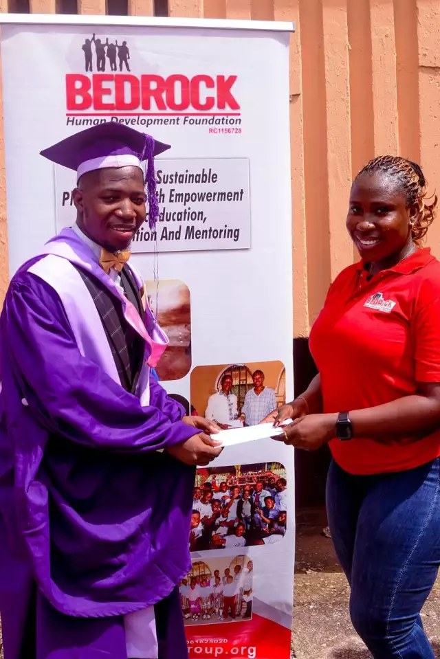 Bedrock Foundation Scholar Emerges as UNIBEN’s Best Graduating Student