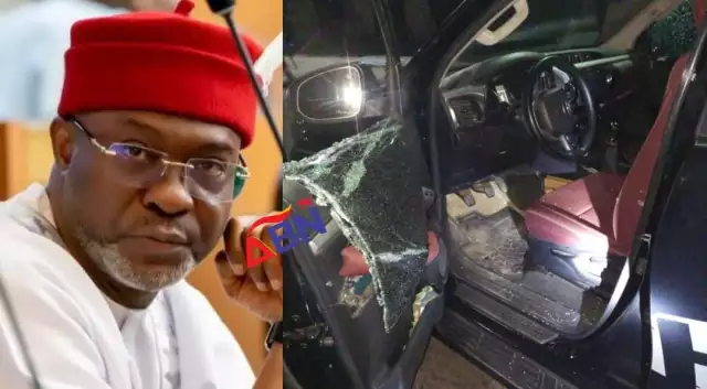 Gunmen Attack Hon. Ginger Onwusibe’s Convoy, Kill Policeman In Umuahia (Photos) Gunmen Attack Hon. Ginger Onwusibe's Convoy, Kill Policeman In Umuahia (Photos)