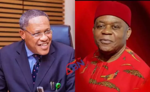 Hon. Obi Aguocha Felicitates With Senator TA Orji On 75th Birthday Hon. Obi Aguocha Felicitates With Ex-Abia Gov TA Orji On 75th Birthday