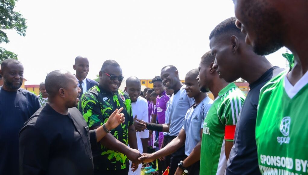 At NANS Inter-Campus Unity Cup Kick-off In Aba, Mayor Lucky Igbokwe Tasks Students On Skills (Photos)