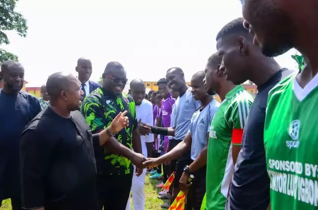 At NANS Inter-Campus Unity Cup Kick-off In Aba, Mayor Lucky Igbokwe Tasks Students On Skills (Photos) At NANS Inter-Campus Unity Cup Kick-off In Aba, Mayor Lucky Igbokwe Tasks Students On Skills (Photos)