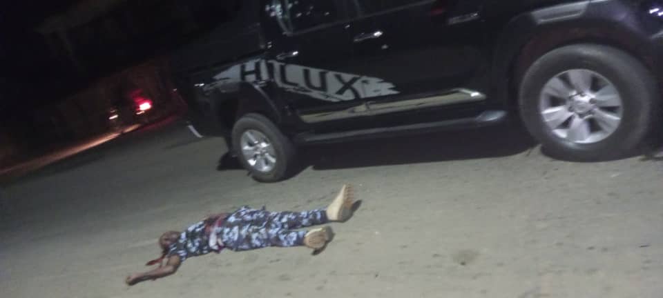 Gunmen Attack Hon. Ginger Onwusibe's Convoy, Kill Policeman In Umuahia (Photos)