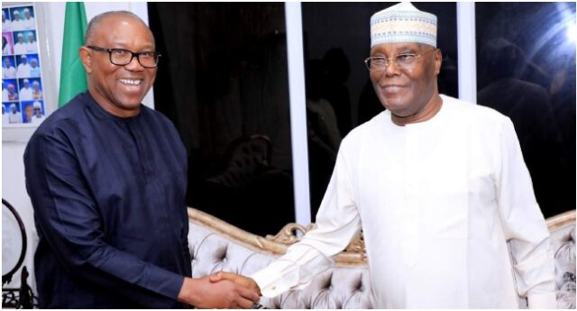 Atiku, Obi Consider New Political Alliance 2027 Coalition: Atiku Camp Offers Obi One-Term VP Position