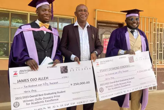 Osifo Honours UNIBEN Best Graduating Students With N1 Million