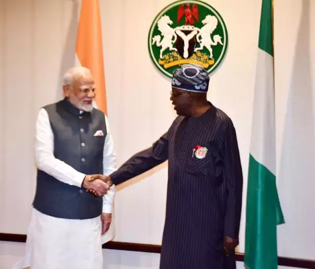 Tinubu Confers GCON Honour On Visiting Indian Prime Minister Modi Tinubu Confers GCON On Indian Prime Minister, Modi