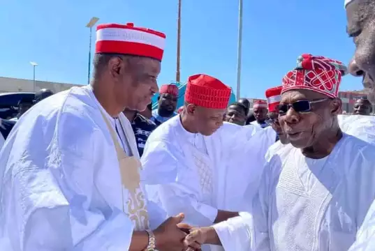 PHOTOS: VP Shettima, Obasanjo, Atiku, Others Storm Kano For Kwankwaso Daughter’s Wedding