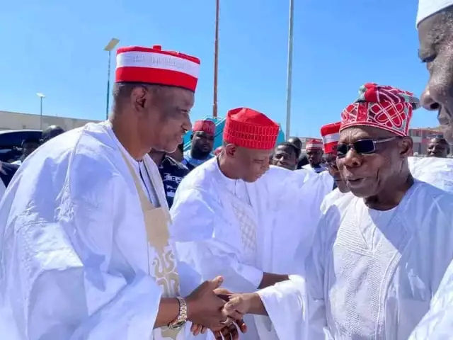 PHOTOS: VP Shettima, Obasanjo, Atiku, Others Storm Kano For Kwankwaso Daughter’s Wedding
