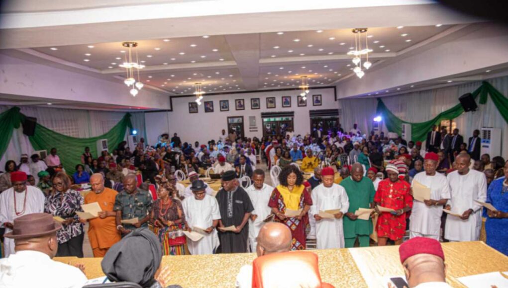 Gov. Otti Inaugurates New LG Chairmen, Challenges Them On Developmental Issues (Photos, Video)