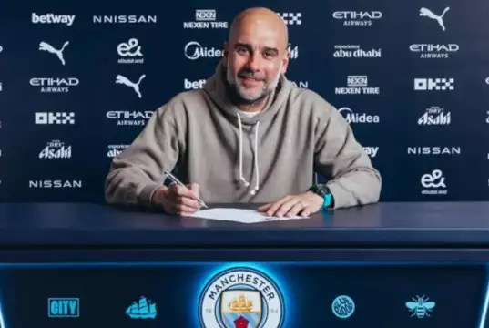 Pep Guardiola Signs New Two-Year Deal With Manchester City Pep Guardiola Signs New Two-Year Contract With Manchester City