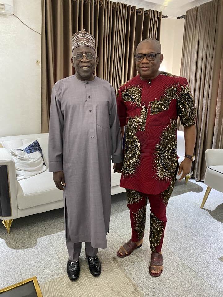 Senator Kalu Pays Friendly Visit To President Tinubu, Commends Leadership Efforts (Photos)