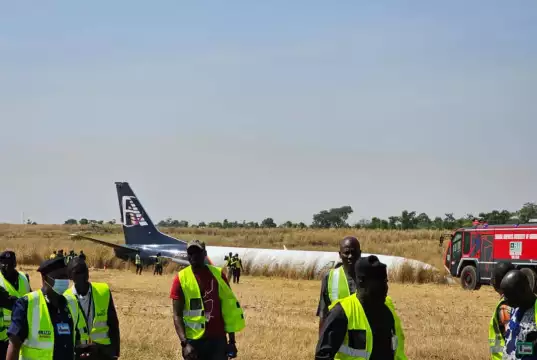 Five Escape Unharmed As Cargo Aircraft Skids Off Abuja Airport Runaway Five Escape Unharmed As Cargo Aircraft Skids Off Abuja Airport Runaway