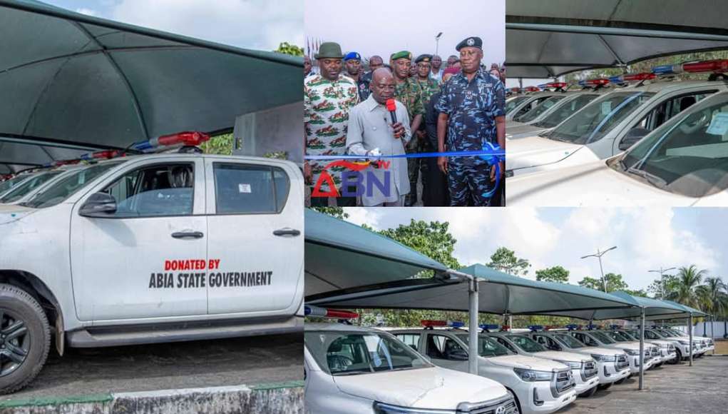 INSECURITY: "Abia Will Not Be Safe Haven For Criminals” – Otti As He Donates 20 Security Vehicles (Photos)