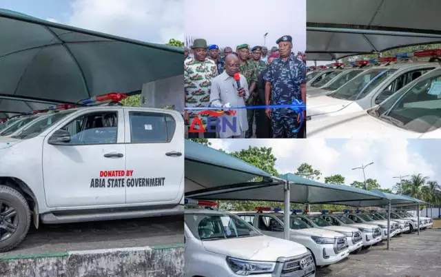 INSECURITY: “Abia Will Not Be Safe Haven For Criminals” – Otti As He Donates 20 Security Vehicles (Photos) INSECURITY: "Abia Will Not Be Safe Haven For Criminals” – Otti As He Donates 20 Security Vehicles (Photos)