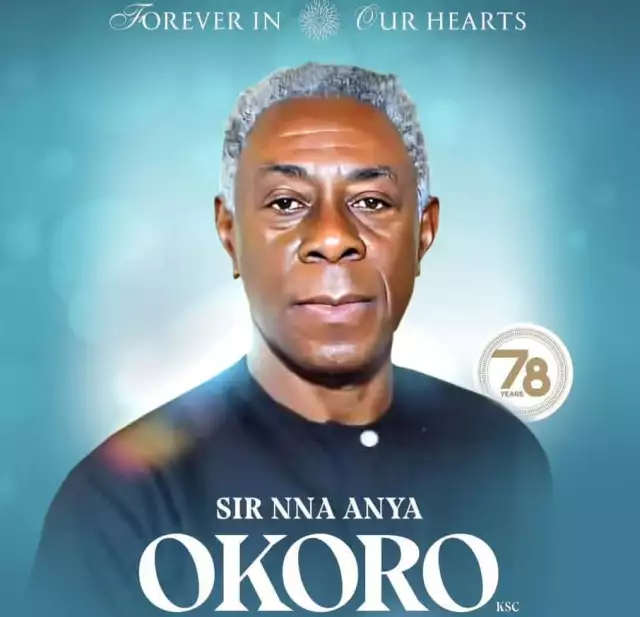 Sir Nna Anya Okoro Set For Burial December 18th, 19th In Ohafia (See Poster) Sir Nna Anya Okoro Set Burial December 18th, 19th In Ohafia (See Poster)