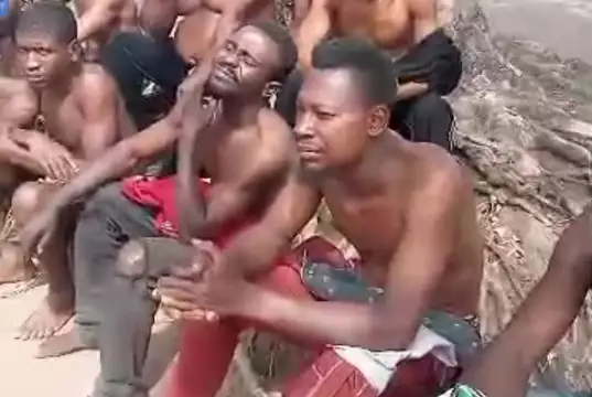 Ohafia Youths Nab 9 Electricity Vandals In Bold Crackdown (Photos, Video) Ohafia Youths Nab 9 Electricity Vandals In Bold Crackdown (Photos, Video)