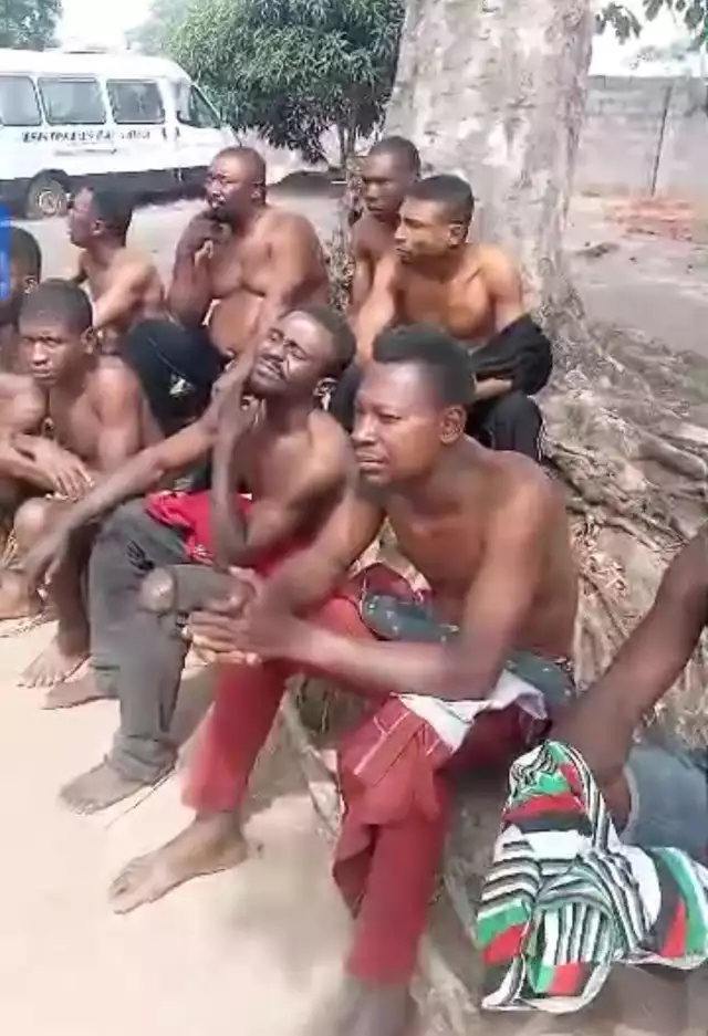 Ohafia Youths Nab 9 Electricity Vandals In Bold Crackdown (Photos, Video) Ohafia Youths Nab 9 Electricity Vandals In Bold Crackdown (Photos, Video)