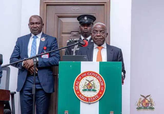 Abia State Proposes N750.3 Billion Budget For 2025 Governor Otti Presents Abia State’s 2025 Budget Of Sustained Momentum