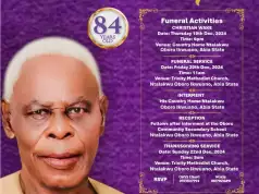 Elder F.O. Nnanna Orji JP To Be Laid To Rest In Ikwuano Elder F.O. Nnanna Orji JP To Be Laid To Rest In Ikwuano