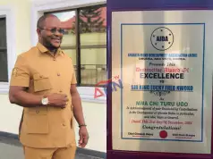 Sir King Lucky Fred Nwoko Honored With Distinctive Award Of Excellence By Afarata Ibeku Development Association Sir King Lucky Fred Nwoko Honored With Distinctive Award Of Excellence By Afarata Ibeku Development Association