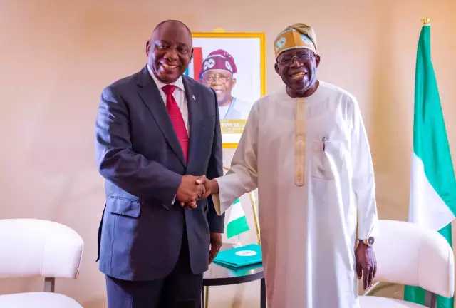 Tinubu Travels To South Africa For Bilateral Talks With Ramaphosa Tinubu Travels To South Africa For Bilateral Talks With Ramaphosa