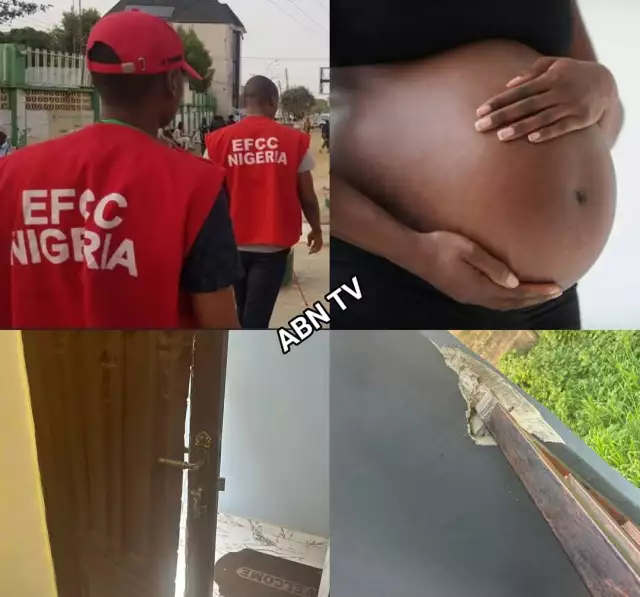 Abia Pregnant Wife In Trauma As EFCC Breaks Into Home With Wrong Assumption That Husband Is Internet Fraudster (Photos, Video) Abia Pregnant Wife In Trauma As EFCC Breaks Into Home With Wrong Assumption That Husband Is Internet Fraudster (Photos, Video)