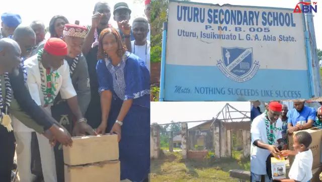 Hon. Amobi Ogah Flags Off ₦1.4 Billion Infrastructure Upgrade For Uturu Secondary School, Distributes School Materials To Students (Photos, Video) Hon. Amobi Ogah Flags Off ₦1.4 Billion Infrastructure Upgrade For Uturu Secondary School, Distributes School Materials To Students (Photos, Video)
