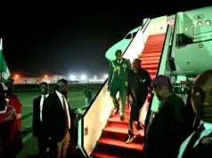 President Tinubu Returns Home After State Visits To France, South Africa (Photos, Video) President Tinubu Returns Home After State Visits To France, South Africa (Photos)
