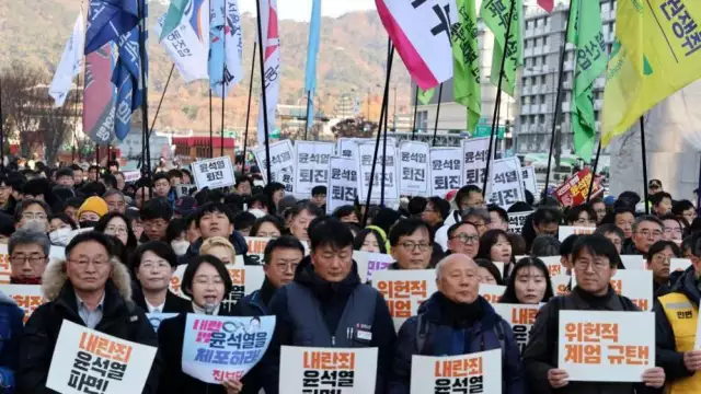 South Korean Opposition Pushes For President’s Impeachment South Korean Opposition Pushes For President's Impeachment