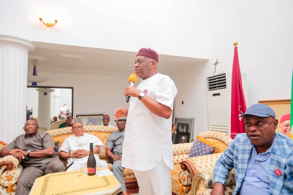 Sen. Kalu Reunites 1999-2007 Abia Appointees, Preaches Unity Across Party Lines (Photos)