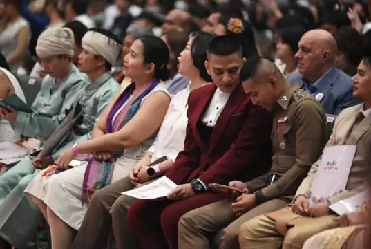 Hundreds Marry As Thailand’s Same-Sex Marriage Law Takes Effect Hundreds Marry As Thailand's Same-Sex Marriage Law Takes Effect