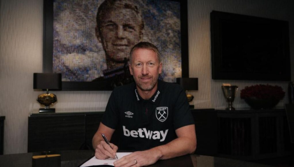 EPL: West Ham Appoints Graham Potter, Head Coach