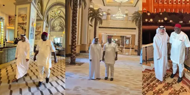 Sir Chikwe Udensi Gets VIP Treatment At Emirates Royal Palace (Photos) Sir Chikwe Udensi Gets VIP Treatment At Emirates Royal Palace (Photos)