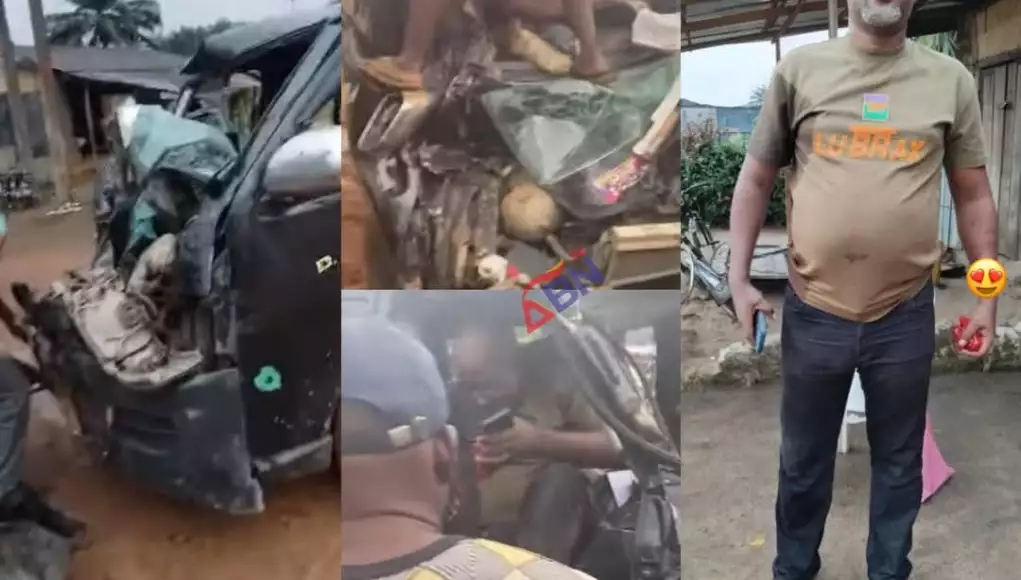 ‘I Shall Not Die!’ – Blogger Okey Iboko Recounts Near-Death Crash In Aba (Photos, Video)