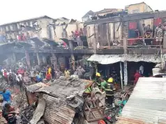 Massive Blaze Engulfs Ladipo Market, Millions In Goods Destroyed Massive Blaze Engulfs Ladipo Market, Millions In Goods Destroyed