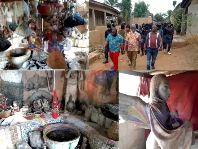 Anambra Govt Seals Shrine Linked To Oke Ite, Yahoo Plus In Okija (Photos) Anambra Govt Seals Shrine Linked To Oke Ite, Yahoo Plus In Okija (Photos)