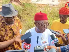 Hon. Sam Onuigbo Calls For Urgent Completion Of Abia-Imo Link Road As Communities Decry Abandoned Bridge Project (Photos, Video) Hon. Sam Onuigbo Calls For Urgent Completion Of Abia-Imo Link Road As Communities Decry Abandoned Bridge Project (Photos, Video)
