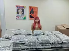 Thai Woman Nabbed By NDLEA With 46kg Of Cannabis At Lagos Airport Thai Woman Nabbed By NDLEA With 46kg Of Cannabis At Lagos Airport