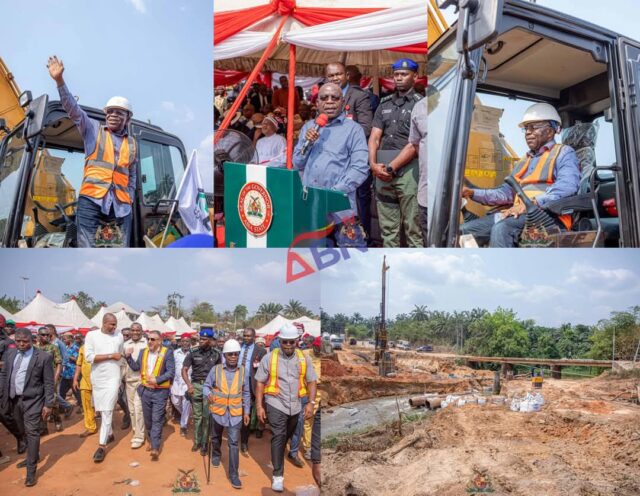 Gov. Otti Flags Off Reconstruction Of Omenuko Bridge After Decades Of Neglect (Photos) Gov. Otti Flags Off Reconstruction Of Omenuko Bridge After Decades Of Neglect