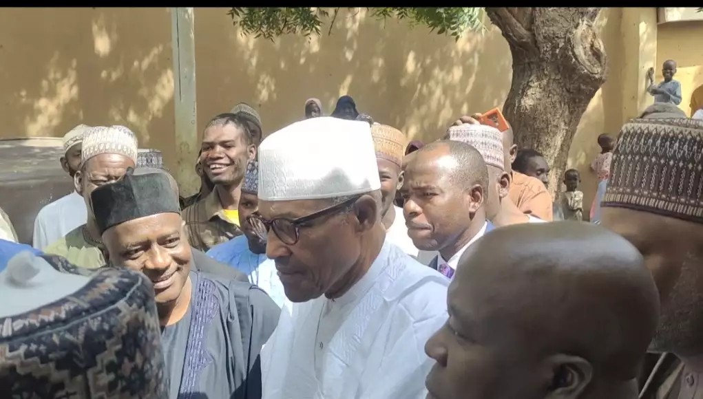 Buhari Votes In Katsina Local Government Election